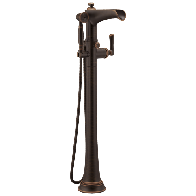 BRIZO Rook Freestanding Floor Mount Tub Filler — Venetian Bronze