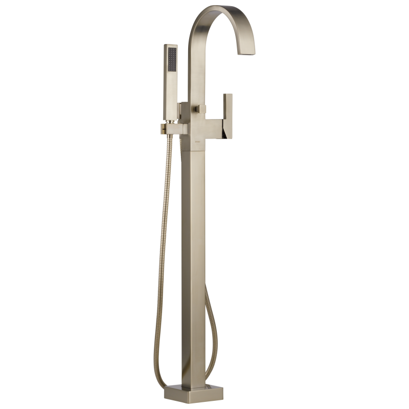 BRIZO Siderna Single-Handle Freestanding Tub Filler — Brushed Nickel
