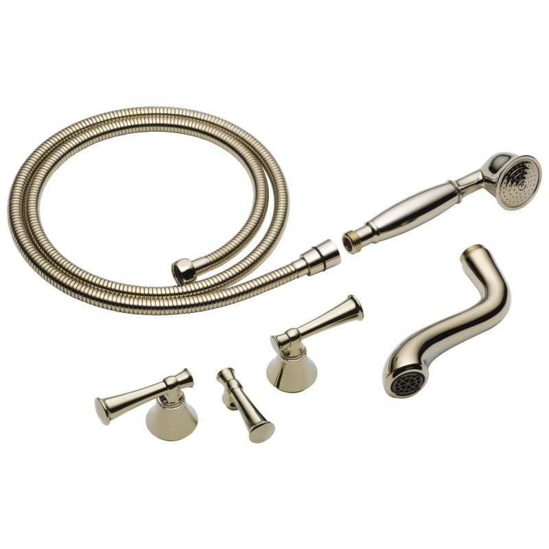 BRIZO Baliza Two-Handle Tub Filler Trim Kit — Polished Nickel