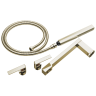 Polished Nickel / Wood