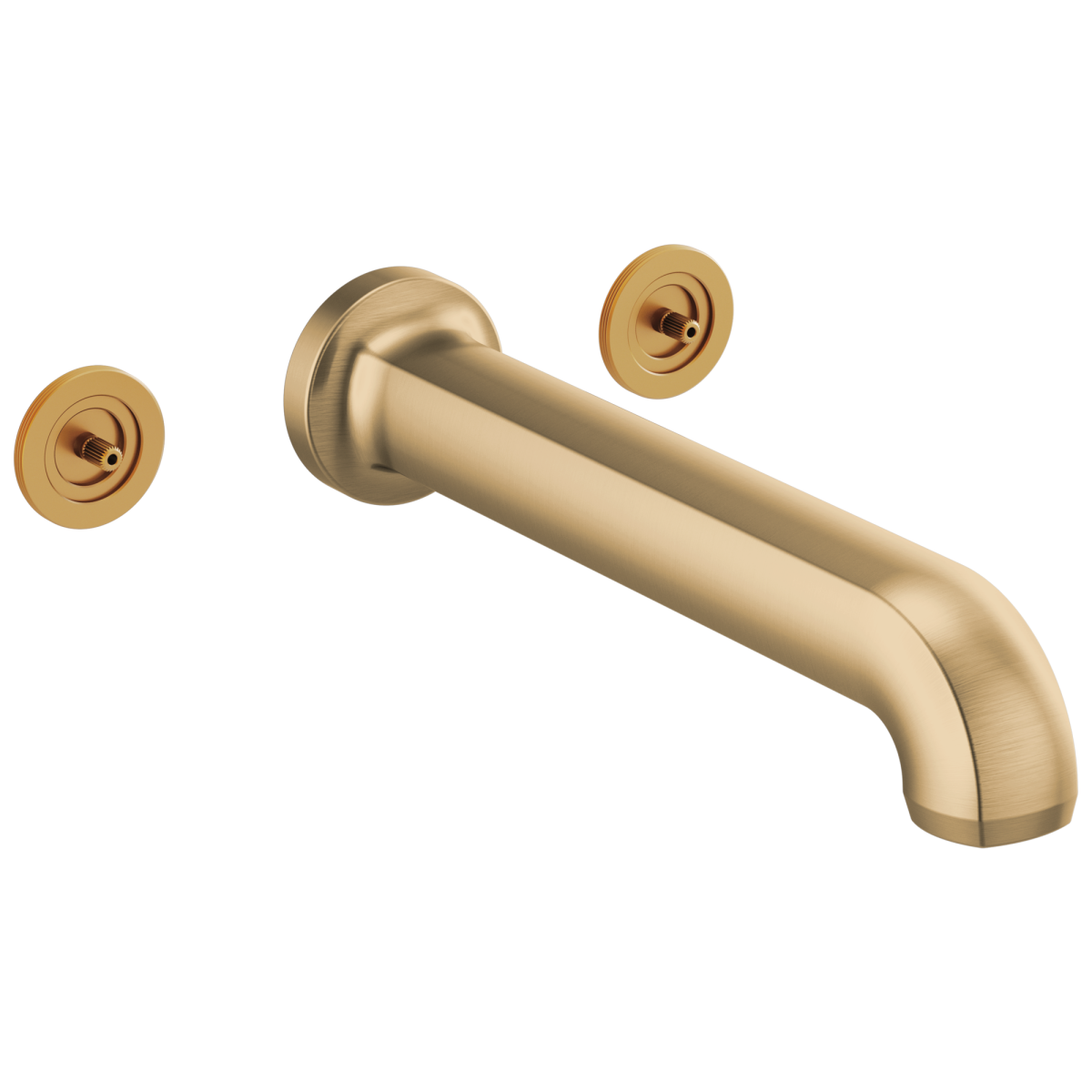 BRIZO Kintsu Two Handle Wall Mount Tub Filler — Luxe Gold