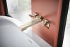 BRIZO Frank Lloyd Wright Two-Handle Wall Mount Tub Filler - Less Handles — Polished Nickel
