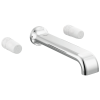 BRIZO Allaria Two-Handle Wall Mount Tub Filler - Less Handles — Chrome