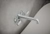 BRIZO Allaria Two-Handle Wall Mount Tub Filler Twist Lever Handle Kit — Chrome