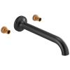 BRIZO Jason Wu for BRIZO Two-Handle Wall Mount Tub Filler - Less Handles — Matte Black
