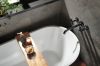 BRIZO Jason Wu for BRIZO Wall Mount Tub Filler Cross Handles — Matte Black