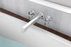 BRIZO Levoir Two-Handle Wall Mount Tub Filler - Less Handles — Chrome