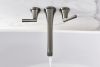 BRIZO Levoir Two-Handle Wall Mount Tub Filler Lever Handle Kit — Luxe Steel