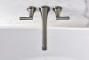 BRIZO Levoir Two-Handle Wall Mount Tub Filler Lever Handle Kit — Luxe Steel