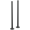 BRIZO Kintsu Floor Mount Tub Filler Unions — Matte Black