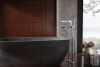 BRIZO Kintsu Floor Mount Tub Filler Unions — Chrome