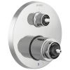 BRIZO Litze Pressure Balance Valve with Integrated 3-Function Diverter Trim - Less Handles — Chrome