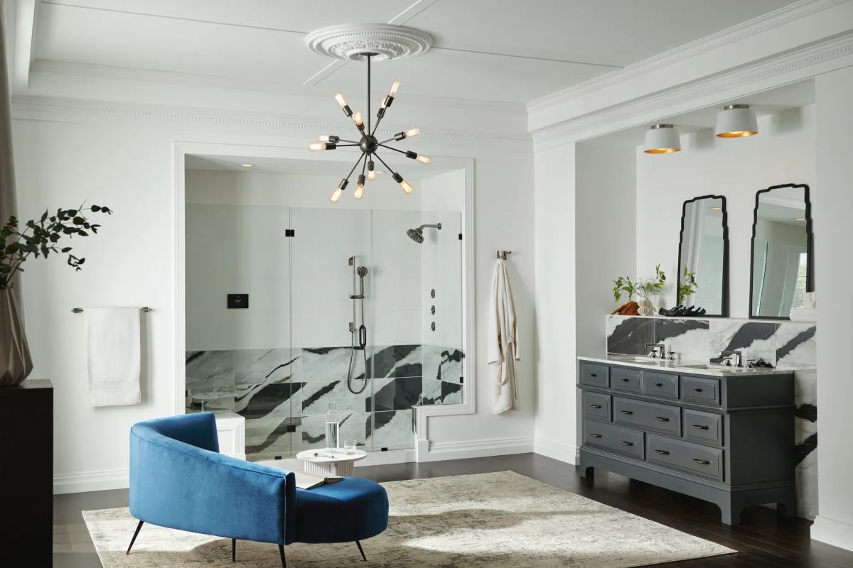 BRIZO Levoir 18" Towel Bar — Brilliance Black Onyx