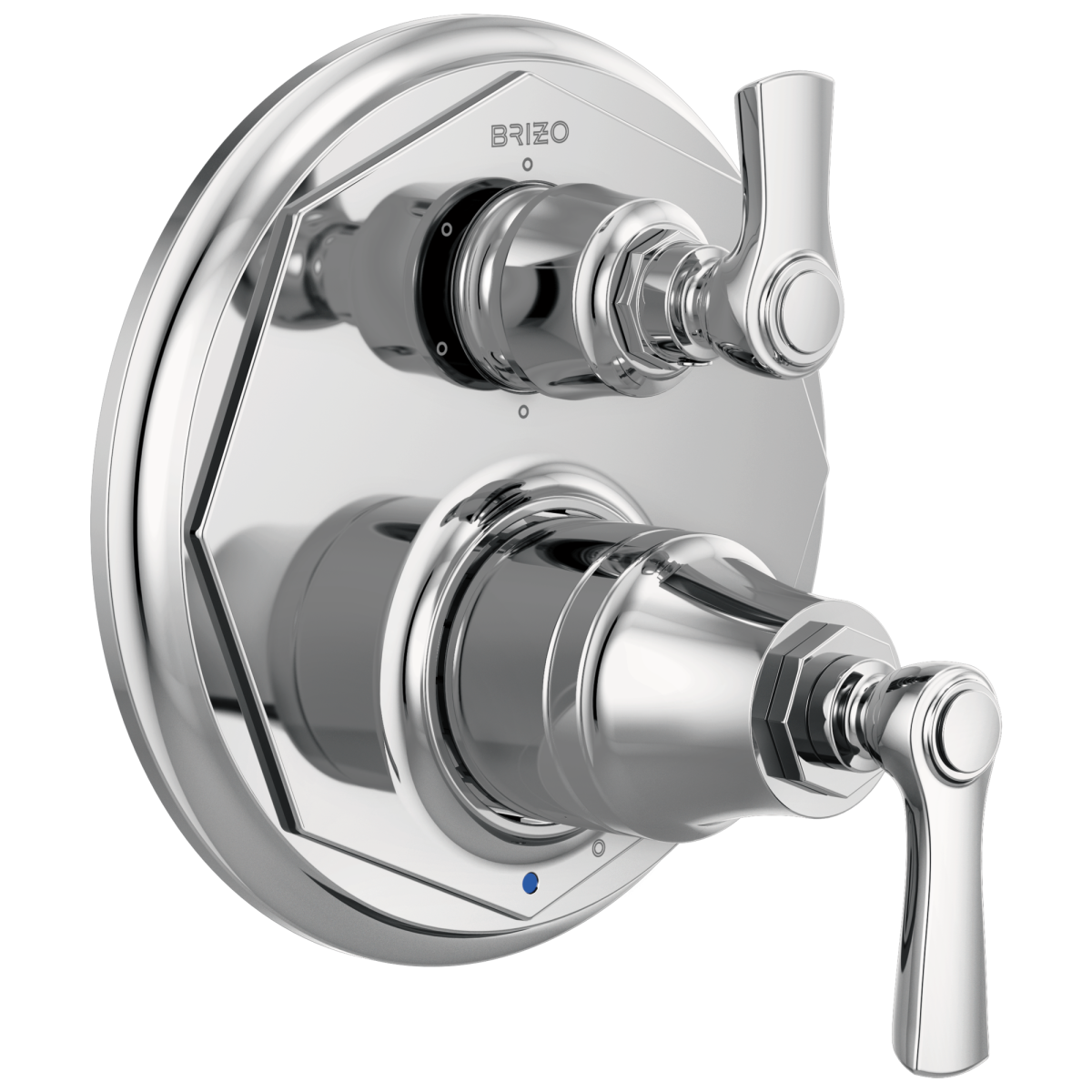 BRIZO Rook Pressure Balance Valve with Integrated 6-Function Diverter Trim — Chrome
