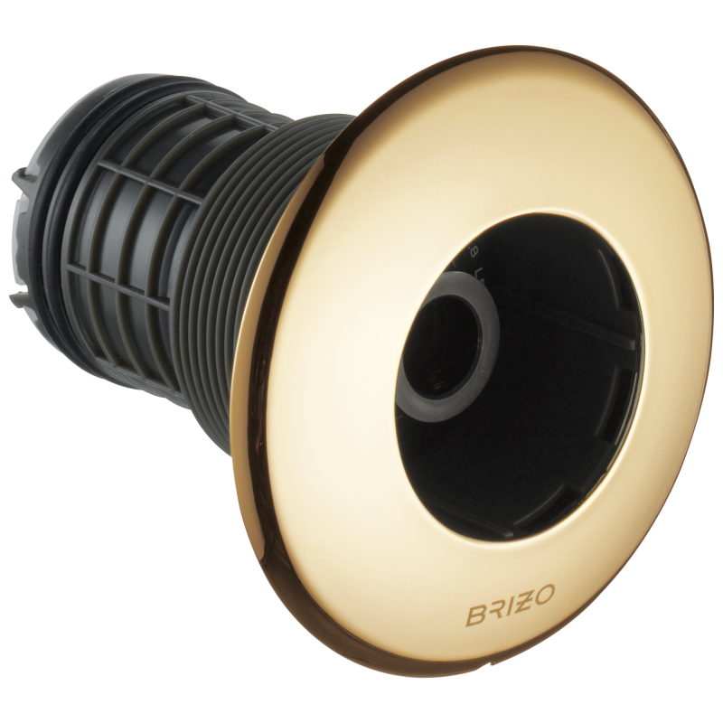 BRIZO Essential Shower Hydrachoice Max Round Body Spray Trim — Polished Gold