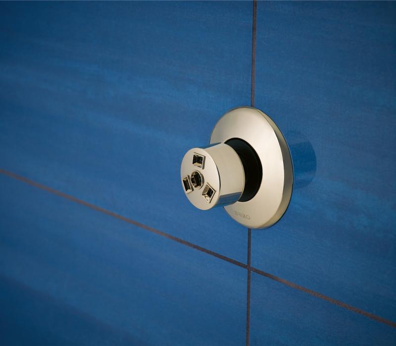 BRIZO Essential Shower Hydrachoice Max Round Body Spray Trim — Polished Nickel