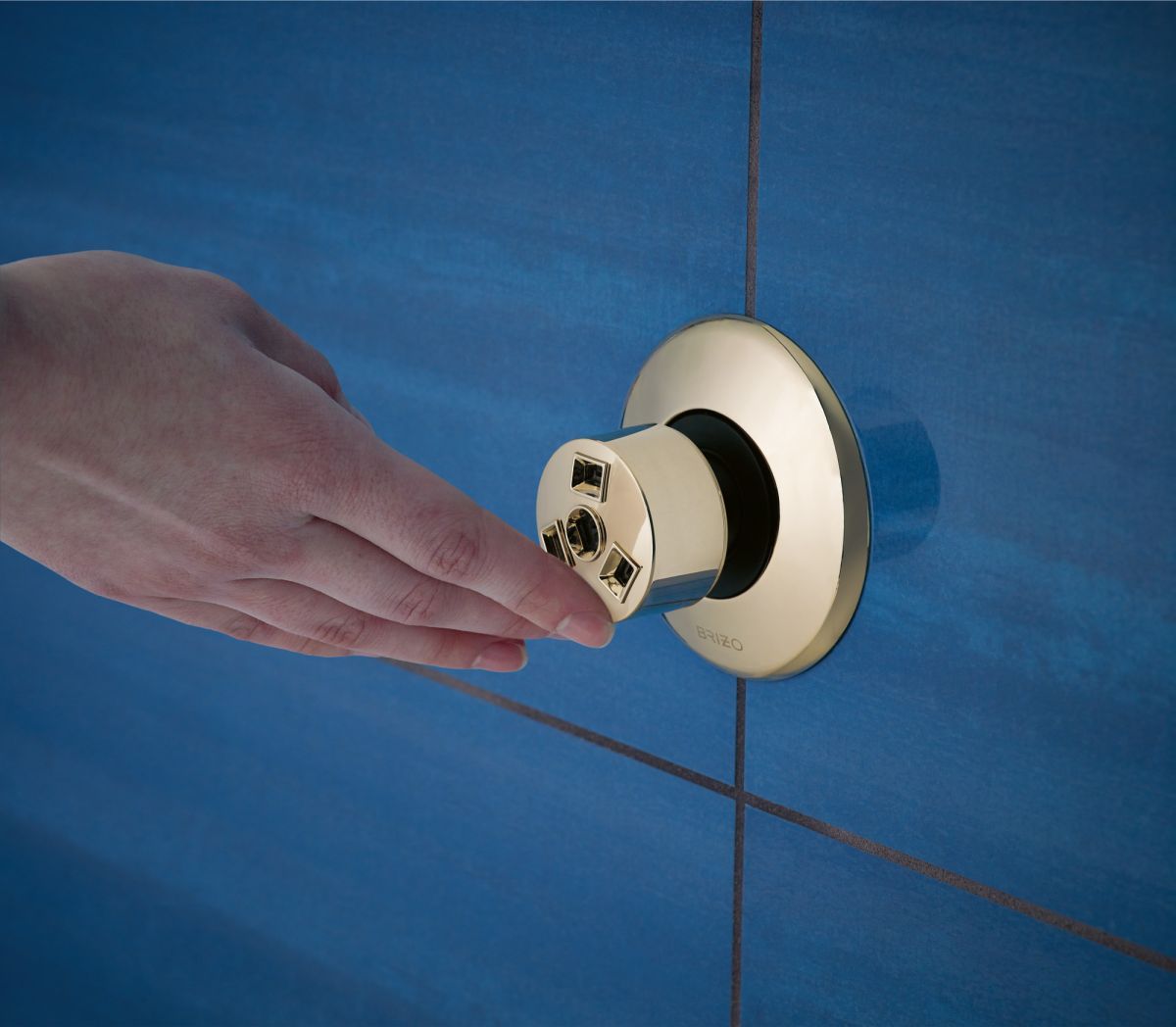 BRIZO Essential Shower Hydrachoice Max Round Body Spray Trim — Polished Nickel