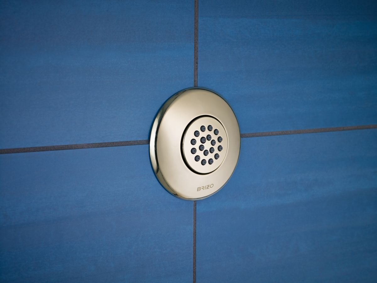 BRIZO Essential Shower Hydrachoice Max Round Body Spray Trim — Polished Nickel