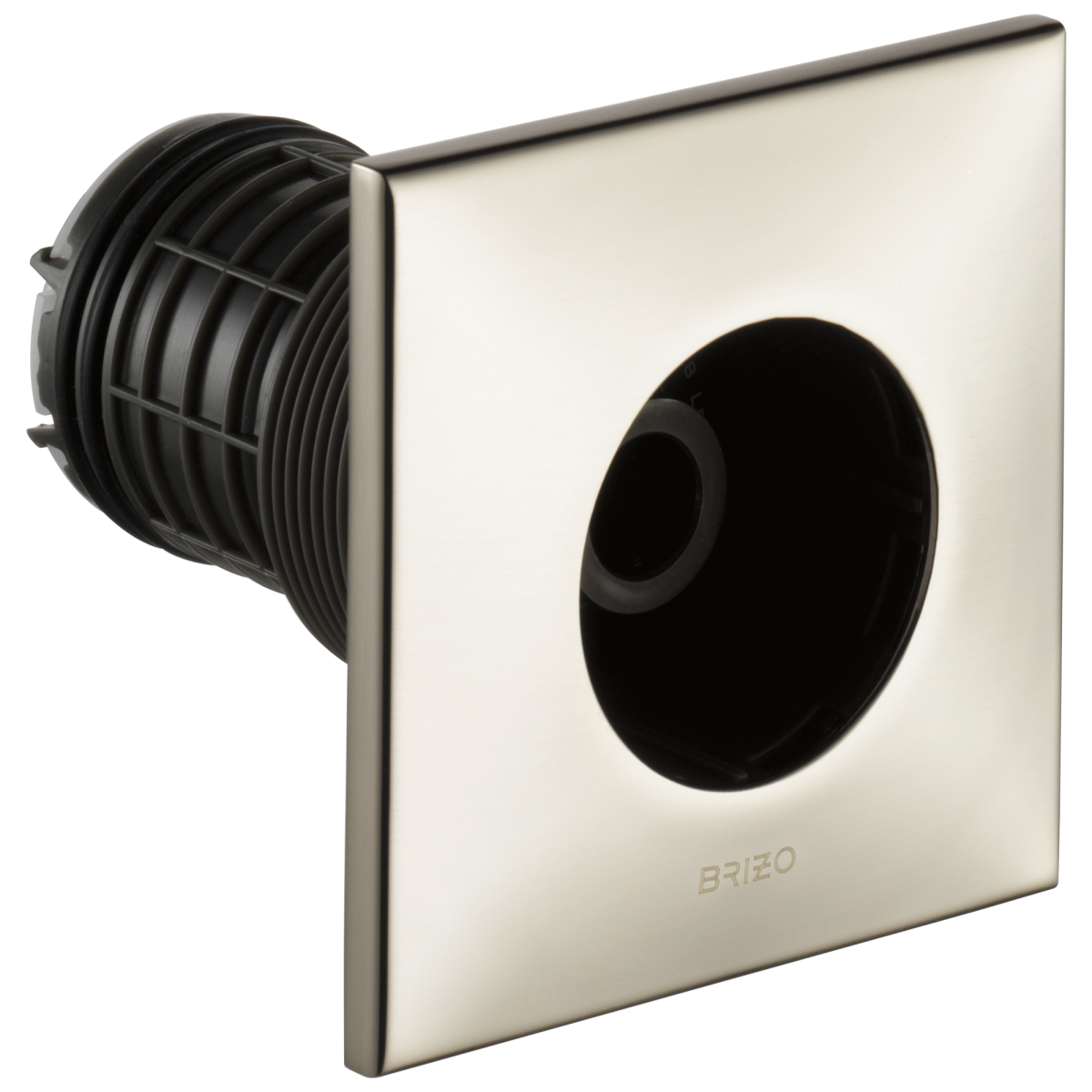 BRIZO Essential Shower Hydrachoice Max Square Body Spray Trim — Luxe Nickel