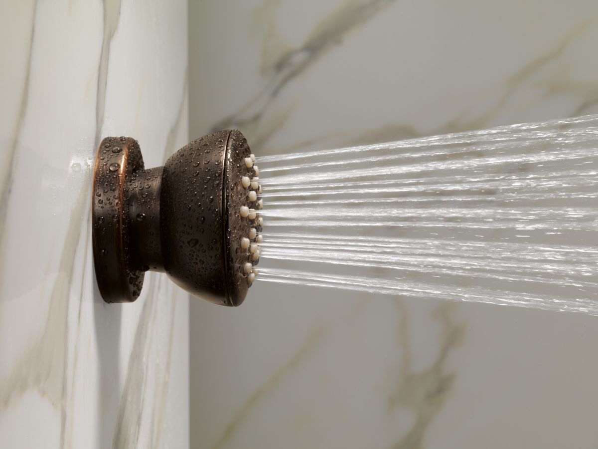 BRIZO Essential Shower Touch-Clean Round Body Spray — Venetian Bronze