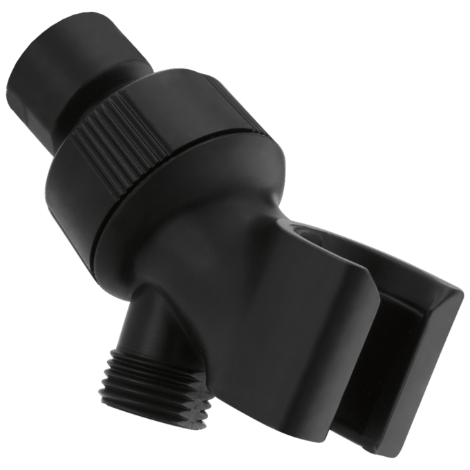 DELTA Universal Showering Components Adjustable Shower Arm Mount for Hand Shower — Matte Black