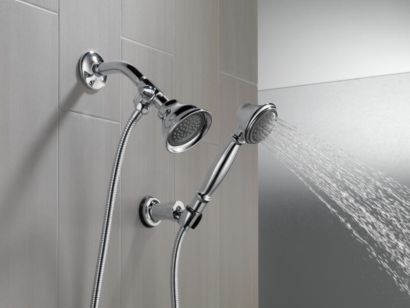 DELTA Universal Showering Components Shower Arm Diverter for Hand Shower — Chrome