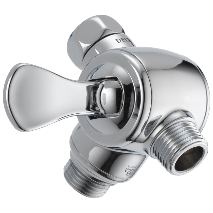 DELTA Universal Showering Components 3-Way Shower Arm Diverter for Hand Shower — Chrome