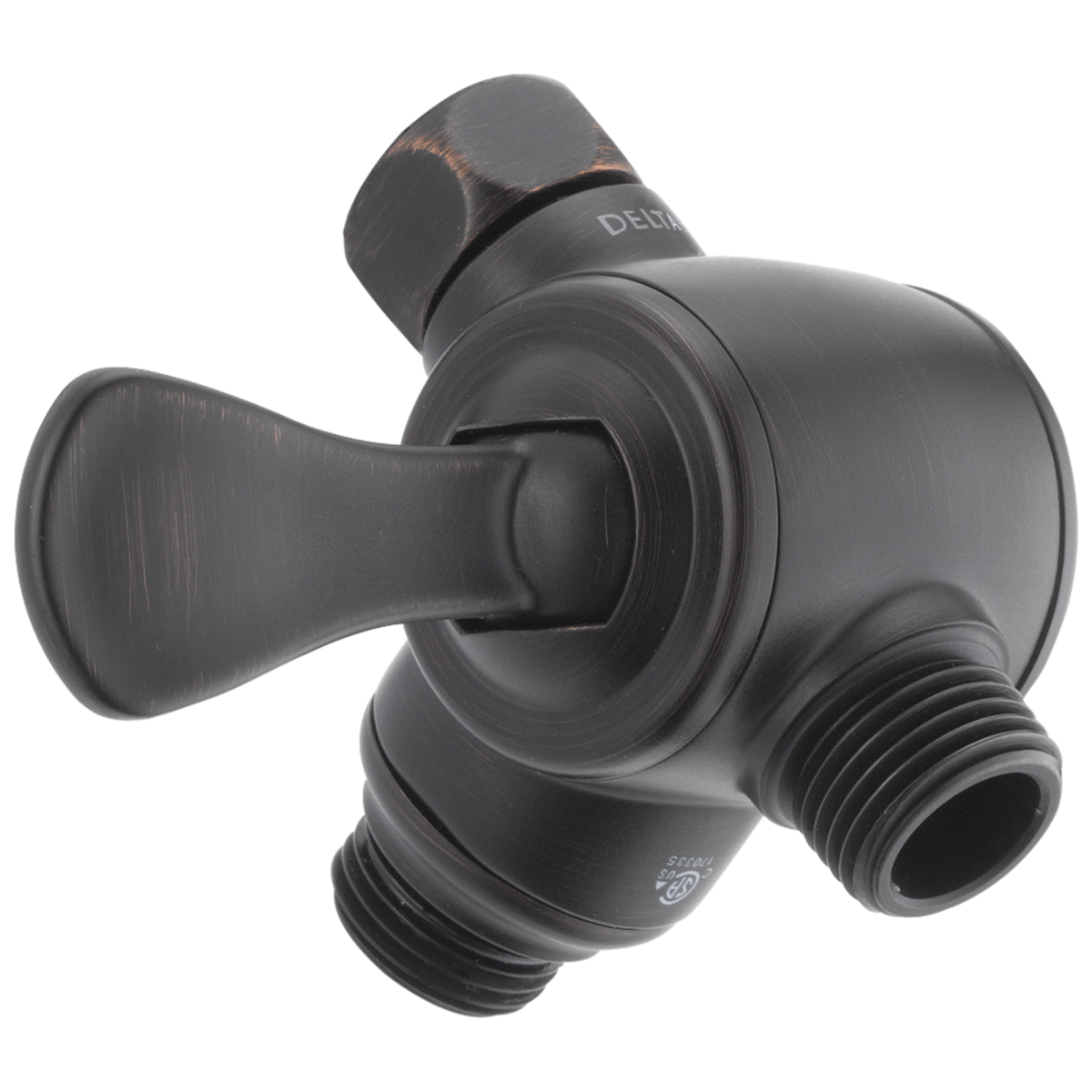 DELTA Universal Showering Components 3-Way Shower Arm Diverter for Hand Shower — Venetian Bronze
