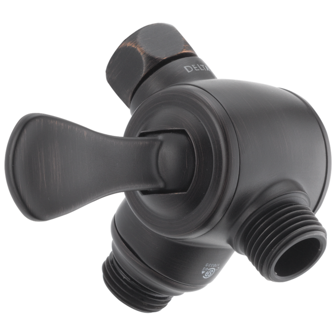DELTA Universal Showering Components 3-Way Shower Arm Diverter for Hand Shower — Venetian Bronze