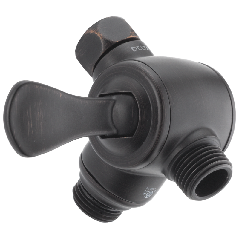 DELTA Universal Showering Components 3-Way Shower Arm Diverter for Hand Shower — Venetian Bronze