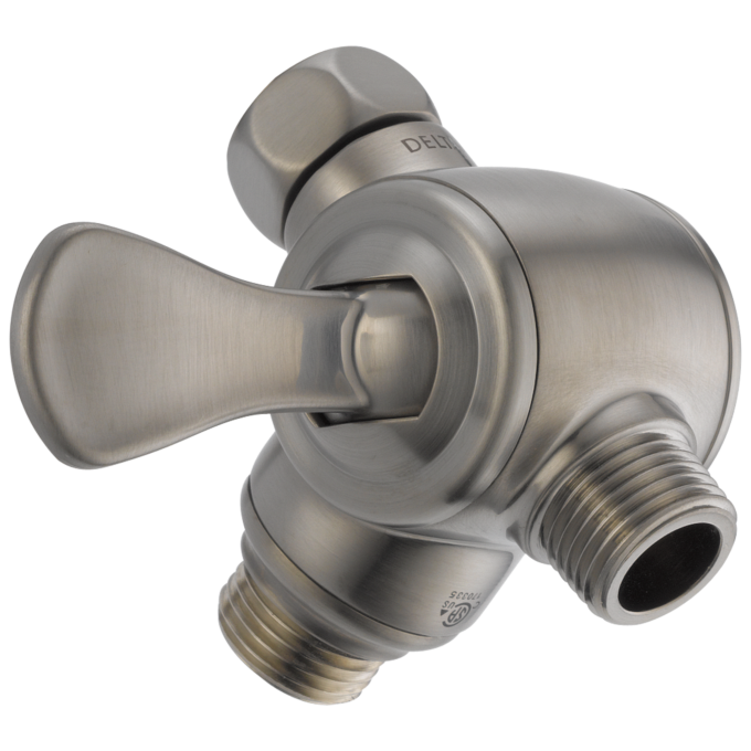 DELTA Universal Showering Components 3-Way Shower Arm Diverter for Hand Shower — Stainless