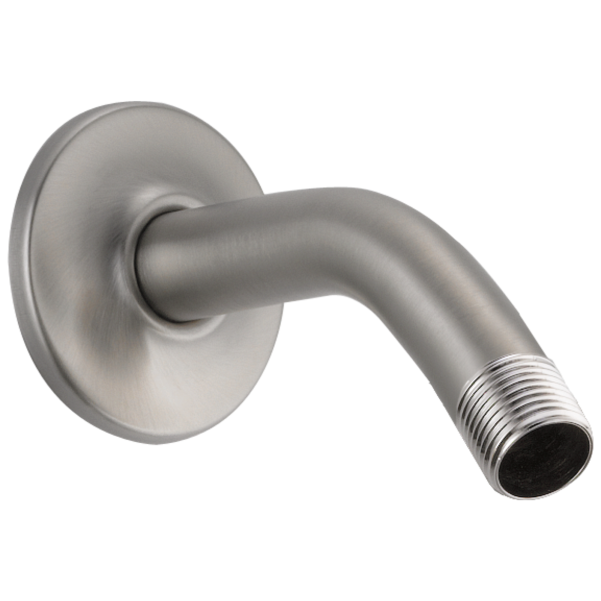 DELTA Universal Showering Components Wall Mount Shower Arm & Flange — Stainless