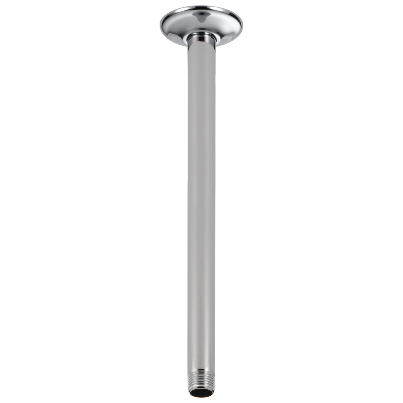 DELTA Universal Showering Components Shower Arm & Flange 14" Ceiling Mount — Chrome