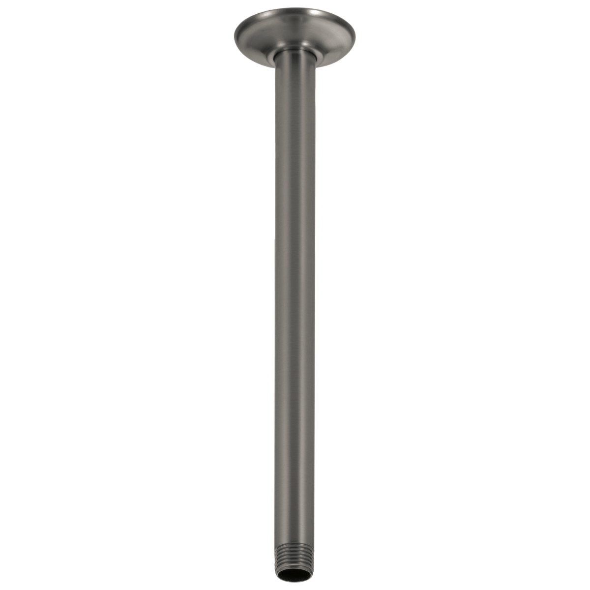 DELTA Universal Showering Components Shower Arm & Flange 14" - Ceiling — Black Stainless