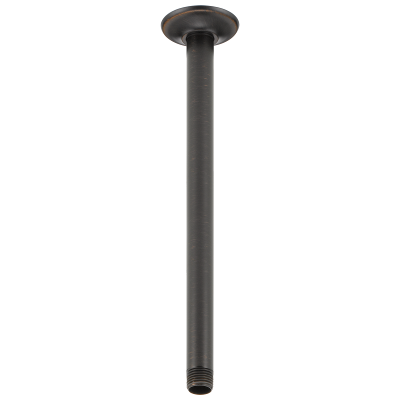DELTA Universal Showering Components Shower Arm & Flange 14" Ceiling Mount — Venetian Bronze