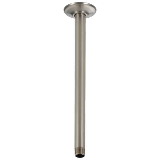 DELTA Universal Showering Components Shower Arm & Flange 14" Ceiling Mount — Stainless
