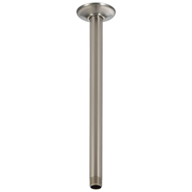 DELTA Universal Showering Components Shower Arm & Flange 14" Ceiling Mount — Stainless