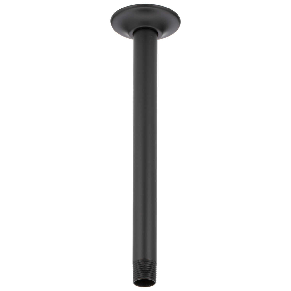 DELTA Universal Showering Components 10" Ceiling Mount Shower Arm and Flange — Matte Black