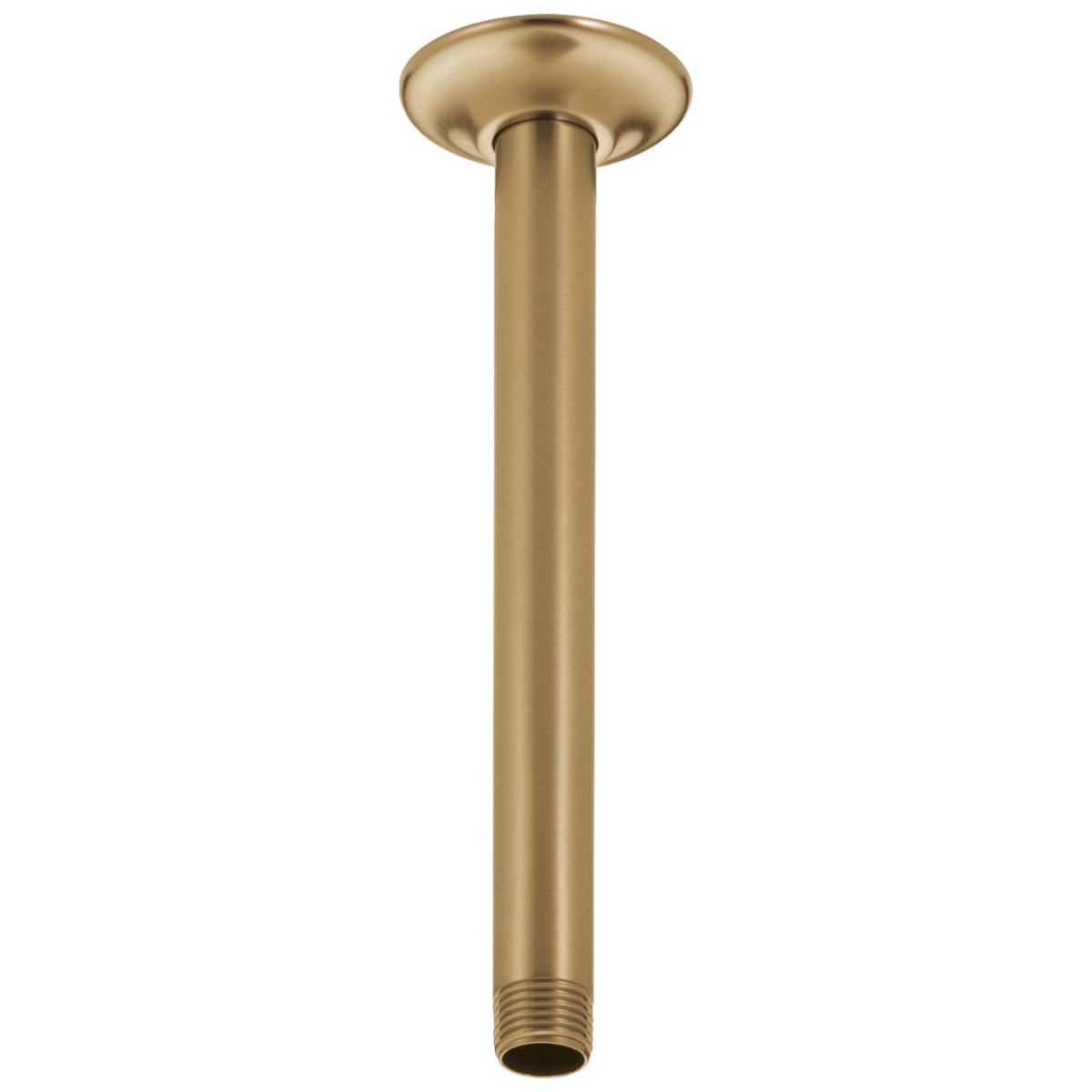 DELTA Universal Showering Components 10" Ceiling Mount Shower Arm and Flange — Champagne Bronze