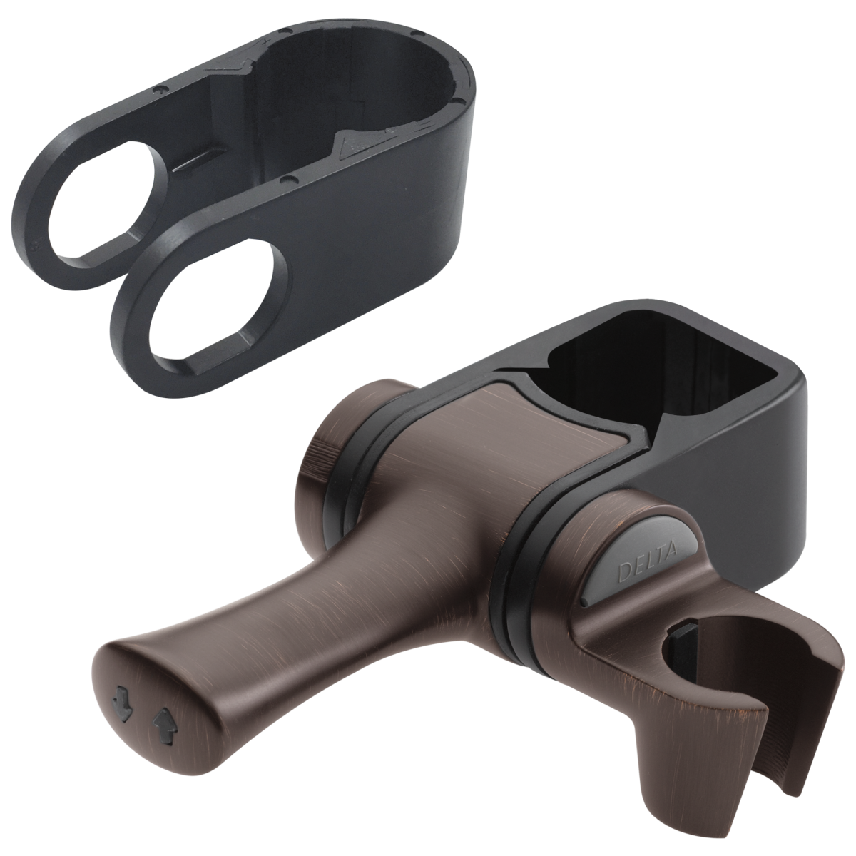 DELTA Universal Showering Components ADA Grab Bar Hand Shower Mount — Venetian Bronze