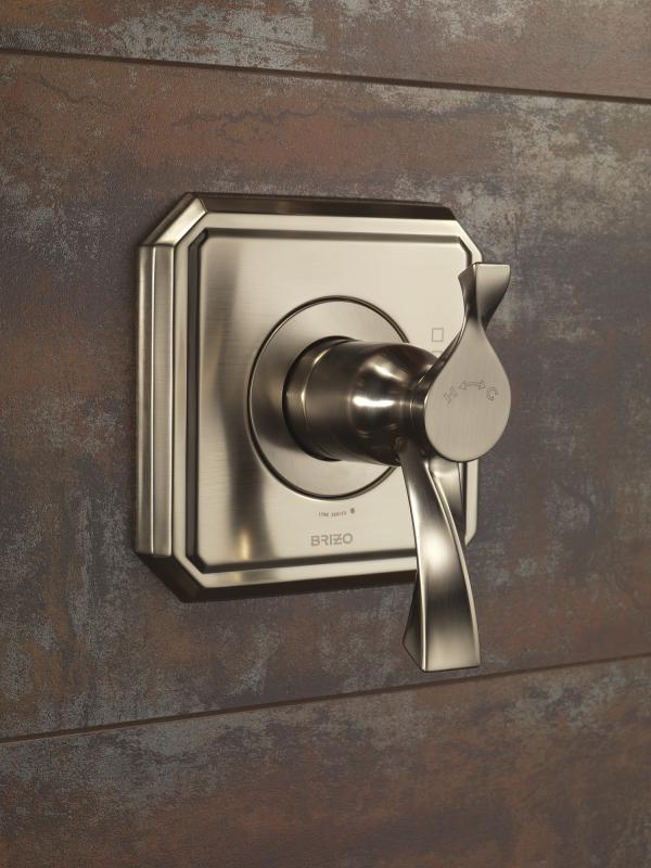 BRIZO Virage Tempassure Thermostatic Valve Only Trim — Brushed Nickel