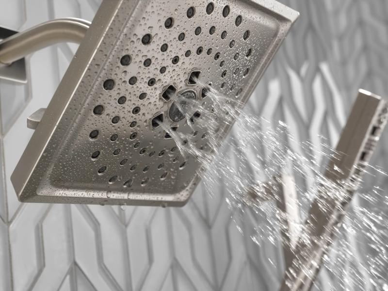 DELTA Zura Monitor 17 Series H2OKINETIC Shower Trim — Stainless