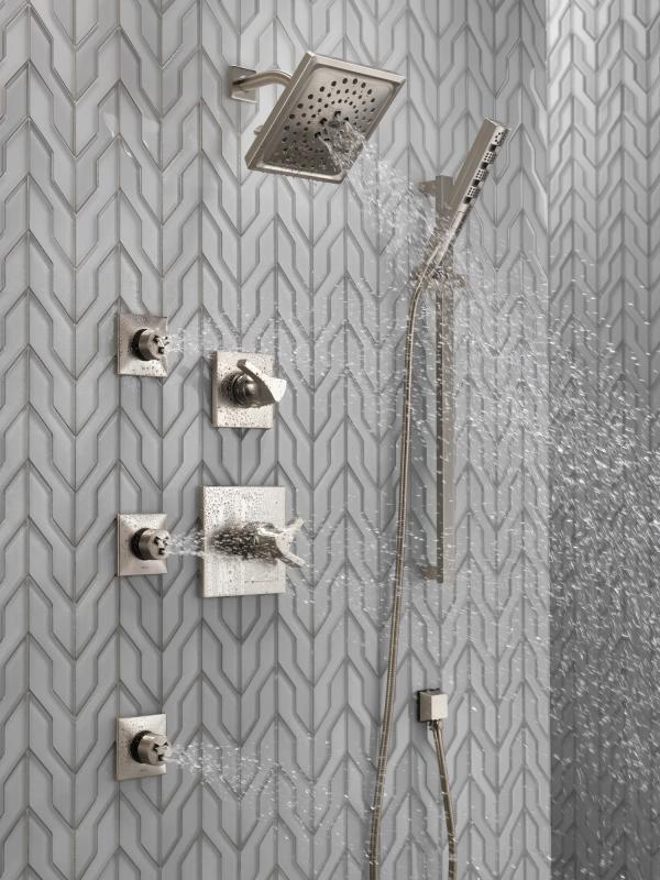 DELTA Zura Monitor 17 Series H2OKINETIC Shower Trim — Stainless