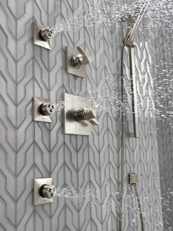 DELTA Zura Monitor 17 Series H2OKINETIC Shower Trim — Stainless