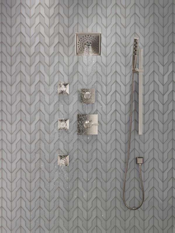 DELTA Zura Monitor 17 Series H2OKINETIC Shower Trim — Stainless